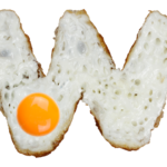 Eggs-font-letter-W