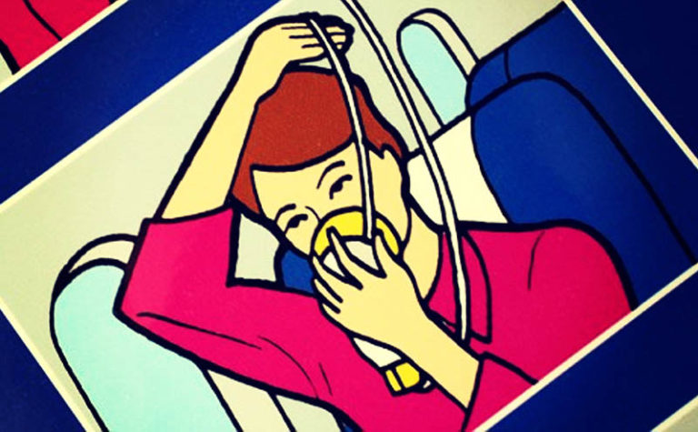 Máscara de oxigênio