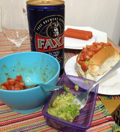 Uma tentativa de fazer a receita do completo do Chile